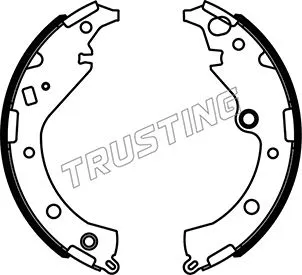 Jeu de mâchoires de frein TRUSTING 115.339