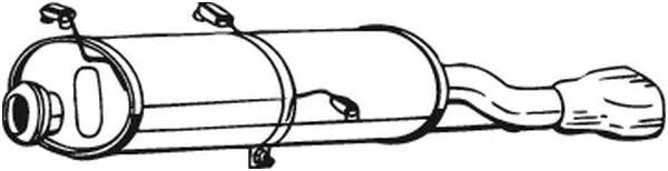 Silencieux arrière BOSAL 190-233