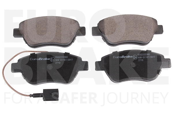 Kit de plaquettes de frein, frein à disque EUROBRAKE 5502222380
