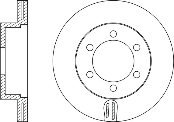Disque de frein FIT FR0166V