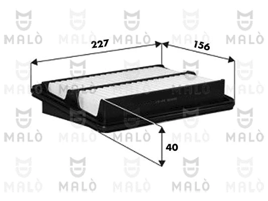 Filtre à air AKRON-MALÒ 1500669
