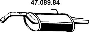 Silencieux arrière EBERSPÄCHER 47.089.84