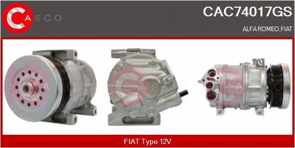Compresseur, climatisation CASCO CAC74017GS