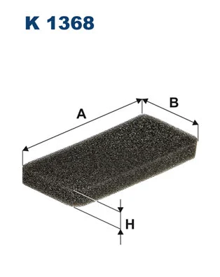 Filtre, air de l'habitacle FILTRON K 1368
