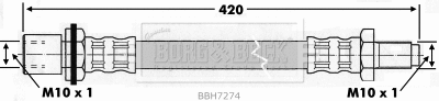Flexible de frein BORG & BECK BBH7274