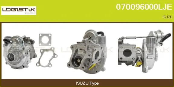 Turbocompresseur, suralimentation LGK 070096000LJE