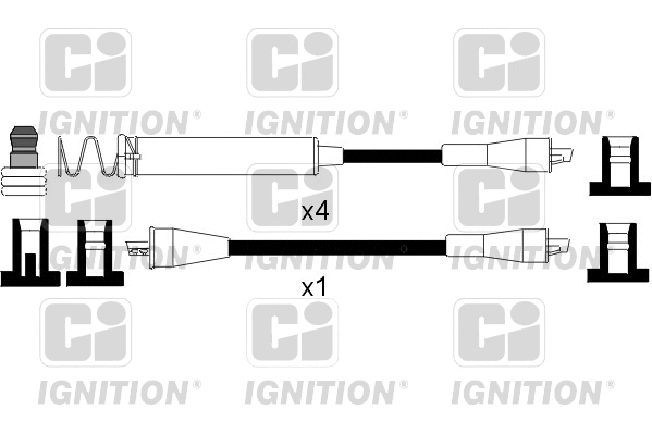 Kit de câbles d'allumage QUINTON HAZELL XC229