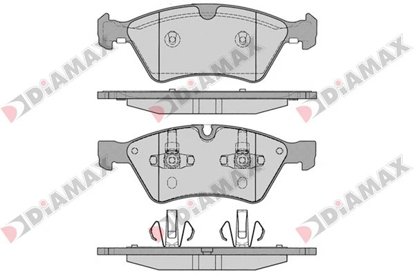 Kit de plaquettes de frein, frein à disque DIAMAX N09382