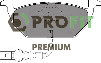 Kit de plaquettes de frein, frein à disque PROFIT 5005-1398