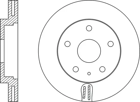 Disque de frein FIT FR0622V
