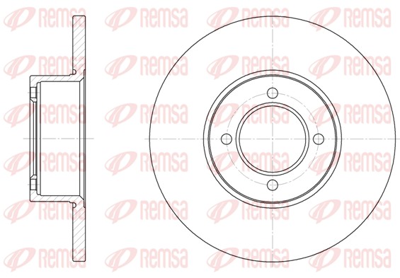 Disque de frein REMSA 6127.00