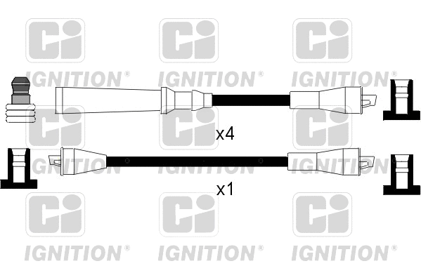 Kit de câbles d'allumage QUINTON HAZELL XC265