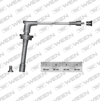 Kit de câbles d'allumage WEEN 110-4063