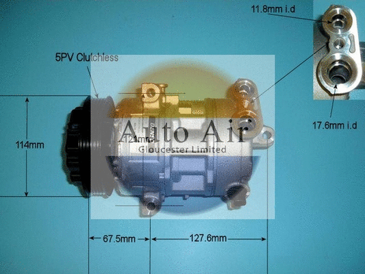 Compresseur, climatisation AUTO AIR GLOUCESTER 14-1449
