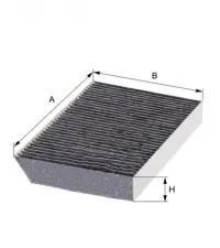 Filtre, air de l'habitacle UNIFLUX FILTERS XC458