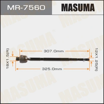 Rotule de direction intérieure, barre de connexion MASUMA MR-7560