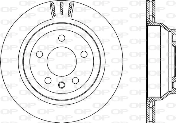 Disque de frein OPEN PARTS BDA2220.20