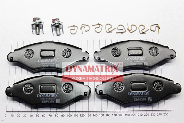 Kit de plaquettes de frein, frein à disque DYNAMATRIX DBP1378