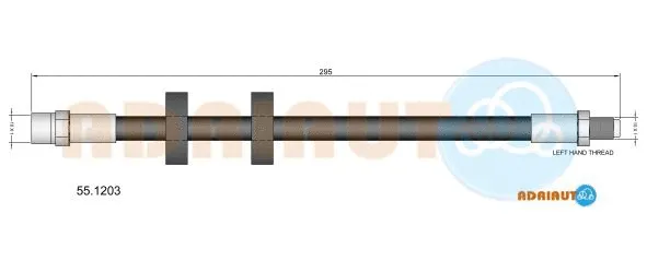 Flexible de frein ADRIAUTO 55.1203