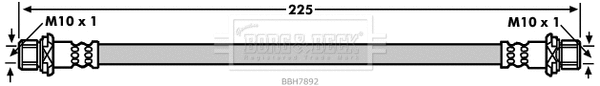 Flexible de frein BORG & BECK BBH7892