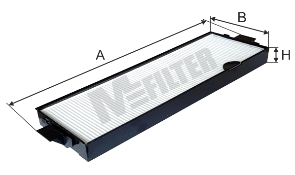 Filtre, air de l'habitacle MFILTER K 9157