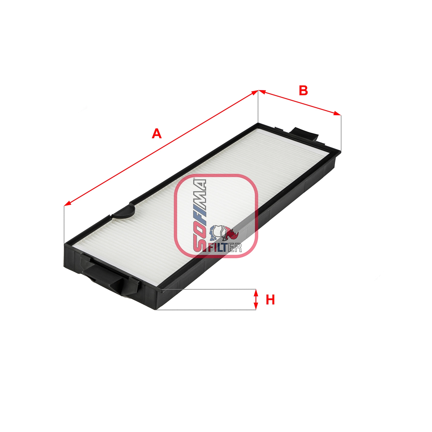 Filtre, air de l'habitacle SOFIMA S 3244 C
