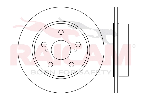 Disque de frein RAICAM RD01597