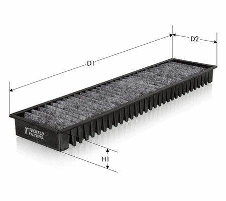 Filtre, air de l'habitacle TECNECO FILTERS CK9594C