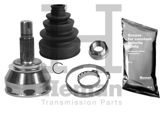 Jeu de joints, arbre de transmission HEMAN TJ03810