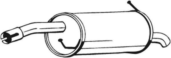 Silencieux arrière BOSAL 154-203