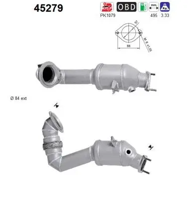 Catalyseur AS 45279