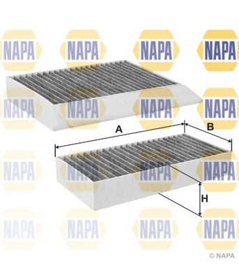Filtre, air de l'habitacle NAPA NFC4314
