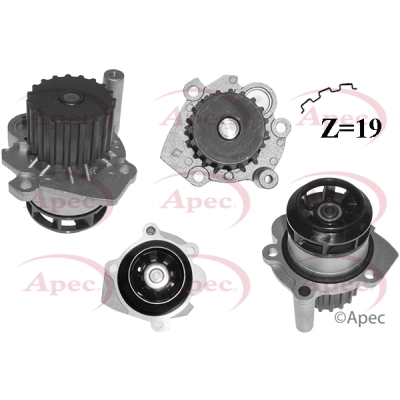 Pompe à eau, refroidissement du moteur APEC AWP1061