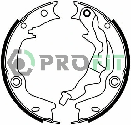 Jeu de mâchoires de frein PROFIT 5001-4046