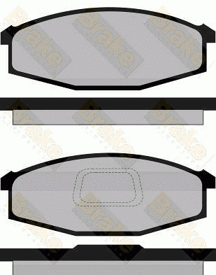 Kit de plaquettes de frein, frein à disque Brake ENGINEERING PA794