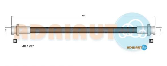 Flexible de frein ADRIAUTO 48.1237