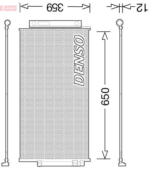 Condenseur, climatisation DENSO DCN09047