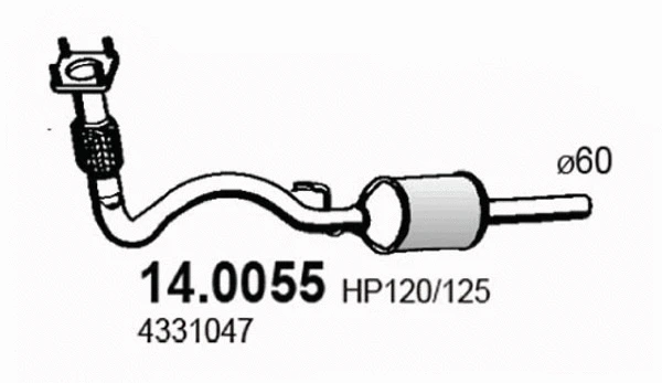 Catalyseur ASSO 14.0055