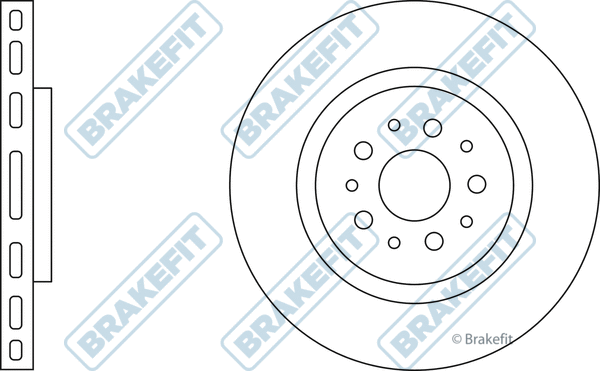 Disque de frein APEC SDK6706