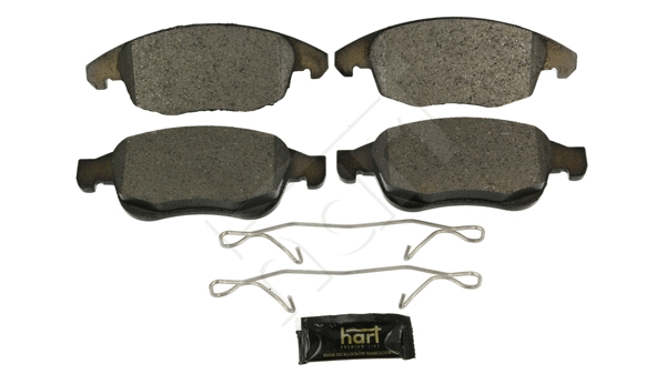 Kit de plaquettes de frein, frein à disque HART 252 307