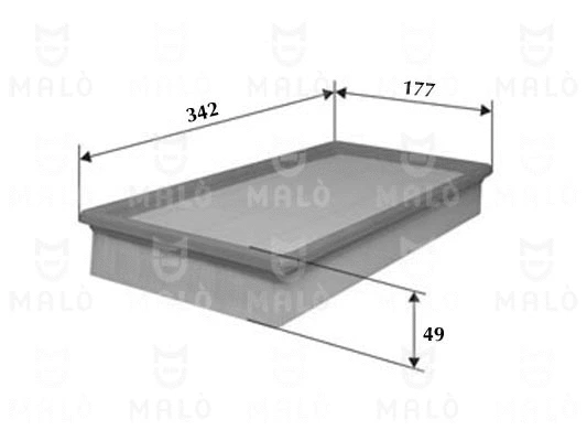 Filtre à air AKRON-MALÒ 1500432