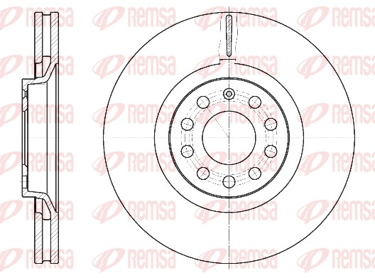 Disque de frein REMSA 6730.10