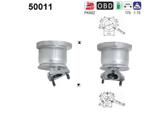 Catalyseur AS 50011