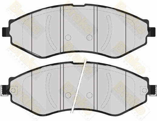 Kit de plaquettes de frein, frein à disque Brake ENGINEERING PA1601