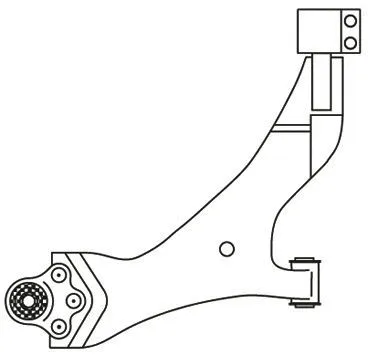 Bras de liaison, suspension de roue FRAP F3850