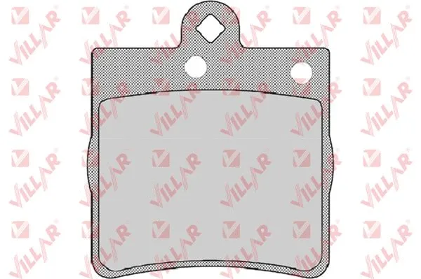 Kit de plaquettes de frein, frein à disque VILLAR 626.0726