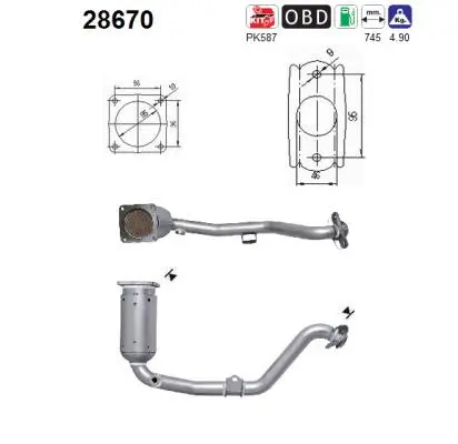 Catalyseur AS 28670