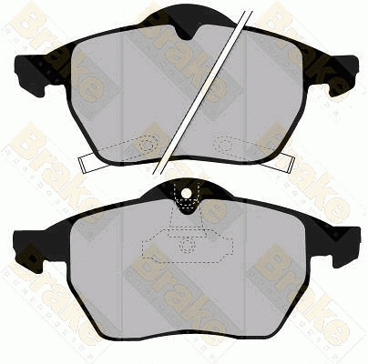 Kit de plaquettes de frein, frein à disque Brake ENGINEERING PA1251