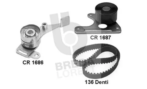 Kit de courroie crantée BREDA LORETT KCD0116