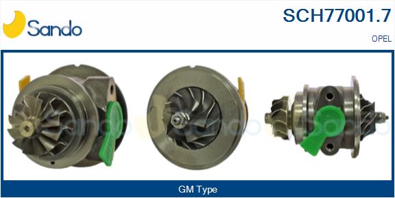 Groupe carter, turbocompresseur SANDO SCH77001.7